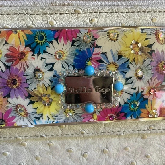 Stella Page Designer Limited Edition NYC Leather Handbag w/Persian Turquoise - Picture 4 of 16